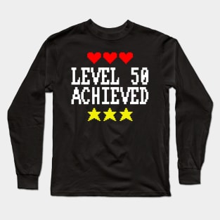 Level 50 Achieved Long Sleeve T-Shirt